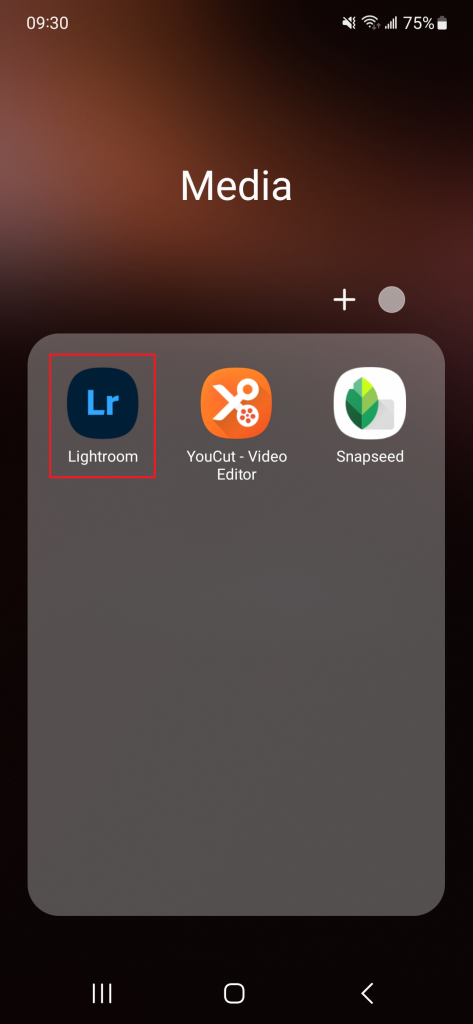 Adobe Lightroom mobile tutorial screenshot