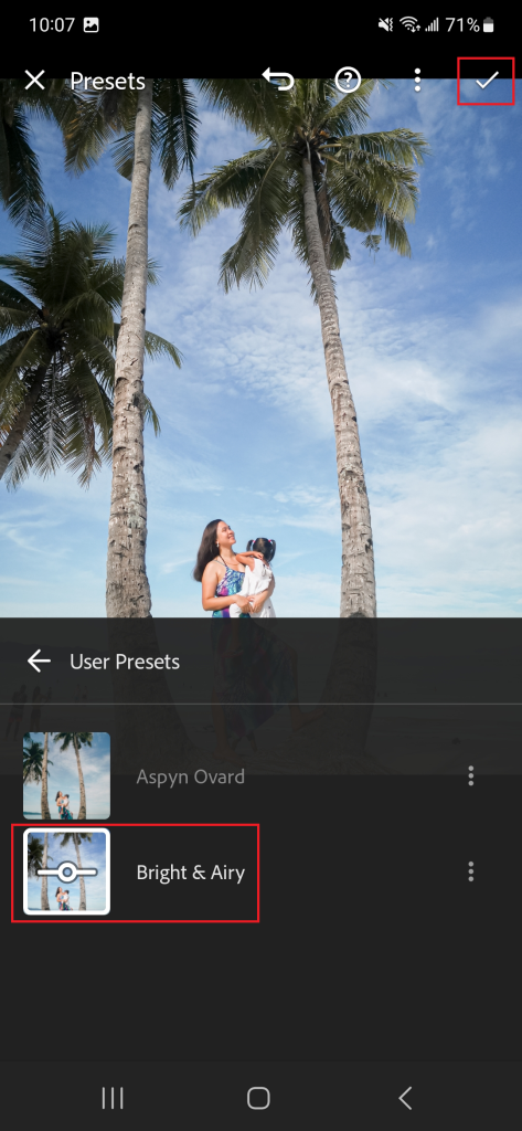 Adobe Lightroom mobile tutorial screenshot